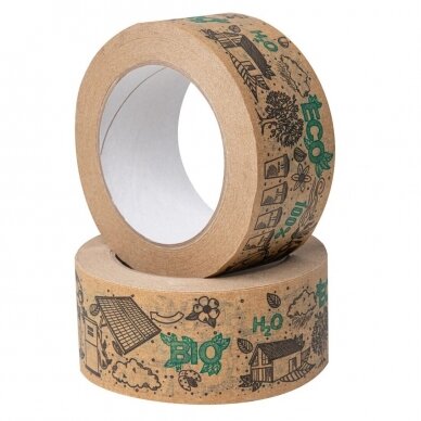 Adhesive SOLVENT paper tape 50mm/50m 2