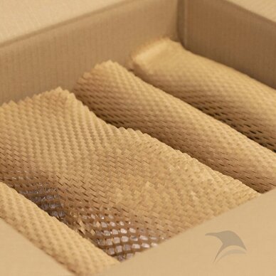 Corrugated wrapping paper roll 400mm / 250m 2