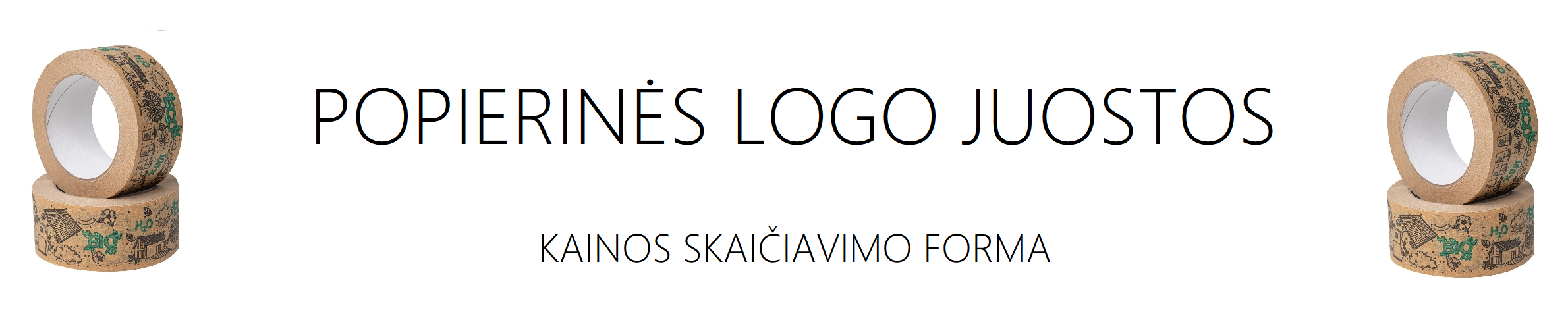 Popierinės LOGO juostos